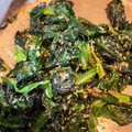 shamah's cooksnap of when they made 超簡単♡冷凍ほうれん草の胡麻和え☆.