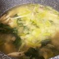 ズボラ主婦もんくくん's cooksnap of when they made ごぼうと鶏ササミのお味噌汁.