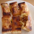 Nekozame's cooksnap of when they made 油揚げの焼き巾着♡納豆チーズ青じそしらす.