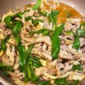 カズママ★'s cooksnap of when they made 豚こま肉とピーマンの中華風炒め.