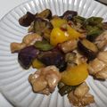 fu♪♪'s cooksnap of when they made 鶏肉となすの彩り南蛮煮.