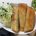 4児男子母さんの台所's cooksnap of when they made ⭐︎春キャベツとしらすのチーズ春巻き⭐︎.