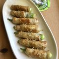 pali's cooksnap of when they made オクラチーズ、エノキの豚肉巻き.