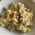 R2016's cooksnap of when they made 豚ひき肉とキャベツの炒飯.