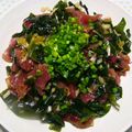 B子chan's cooksnap of when they made ハワイの味♪　マグロのづけ　☆アヒポキ☆.