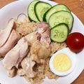 ぽちゃすけ's cooksnap of when they made 炊飯器で簡単！シンガポール チキンライス.