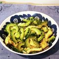 ペキのリリー's cooksnap of when they made ゴーヤと油揚げのガーリック味噌炒め.