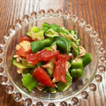 週末は主夫になります's cooksnap of when they made おくらときゅうりの和え物♪.