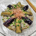 在宅勤務のおじさん's cooksnap of when they made なすの揚げびたしとみょうがのぶっかけ素麺.