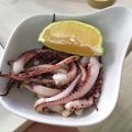 184yuko's cooksnap of when they made ゲソ塩焼き　レモン.