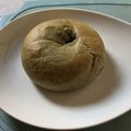 184yuko's cooksnap of when they made HBでよもぎたっぷり　よもぎベーグル.