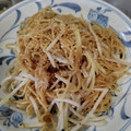 大魔女's cooksnap of when they made 簡単おつまみ！もやし焼きそば.