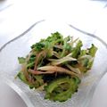 大魔女's cooksnap of when they made ゴーヤとミョウガのさっぱり和え.
