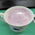 大魔女's cooksnap of when they made 冷凍ブルーベリーで手作り飲むヨーグルト.