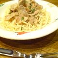 りこた's cooksnap of when they made 豚としその冷製パスタ♪.