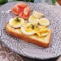 クックHG9V8Y☆'s cooksnap of when they made サク！カレーマヨのゆで卵トースト.