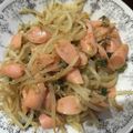 ＭＩ−ＳＡＮ's cooksnap of when they made もやし大葉魚肉ソの白だしオイソバター炒め.
