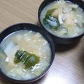 ﾋﾟﾛﾐ♡'s cooksnap of when they made 芯まで旨☆春キャベツとわかめの味噌汁☆.