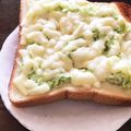 にゃんこ姉's cooksnap of when they made 甘じょっぱい☆キャベマヨチーズトースト.