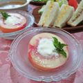 イベ長's cooksnap of when they made まるごと桃とヨーグルトのシャーベット.