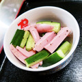 みきんたちゃん's cooksnap of when they made きゅうりと魚肉ソーセージのサラダ.
