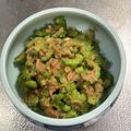 kekemi1964's cooksnap of when they made ゴーヤとツナのニンニク香る♪オイ味噌炒め.