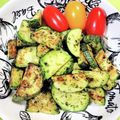 きゃんでぃ×2's cooksnap of when they made 簡単！ズッキーニ青のり塩焼き。お弁当にも.