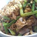 cicamama's cooksnap of when they made 豚バラとにんにくの芽の炒めもの.