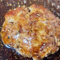 しましまもっぷ's cooksnap of when they made ひき肉の簡単・節約ステーキ☆.