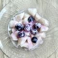悠LOVE航's cooksnap of when they made 梨とブルーベリーのサラダ.