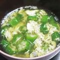 ネイピア's cooksnap of when they made ＊トロトロ☆オクラたまご中華スープ＊.