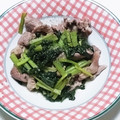 オリオバナ's cooksnap of when they made ご飯がすすむ「豚肉と小松菜の塩だれ炒め」.