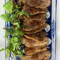 ojaru038's cooksnap of when they made 鴨肉スライスのバルサミコ醤油焼き.