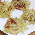 えりこ82☆'s cooksnap of when they made ✿カリカリ♫ポテトとベーコンのお焼き✿.
