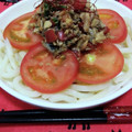 カリーナ's cooksnap of when they made サバ缶とトマトの冷製うどん.