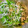 秋実's cooksnap of when they made 鶏ささみとザーサイのピリ辛和え☆覚書.