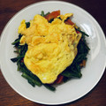 みーちん's cooksnap of when they made 簡単！空心菜とトマトの中華炒め.