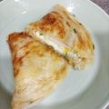 おもっちー's cooksnap of when they made 冷凍食品で簡単！台湾グルメ♪葱抓餅.