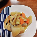 なおこの台所's cooksnap of when they made 大根ちくわこんにゃくの煮物.
