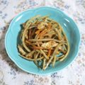 mmameco's cooksnap of when they made 簡単さっぱり！我が家のキンピラごぼう.