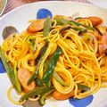 有喜穂's cooksnap of when they made 秘伝！ランチに本格プロの賄いナポリタン.
