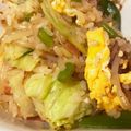 やま＊みず's cooksnap of when they made 豚ひき肉とキャベツの炒飯.