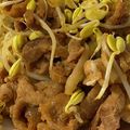 クックGZQ4KP☆'s cooksnap of when they made 豆もやしと豚肉コチュジャン炒め.
