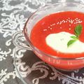 ☆＊お家グルメ工房＊☆'s cooksnap of when they made 苺のスープ♪.