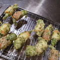 のんびりテンテン's cooksnap of when they made 少ない油で＊ししとうとちくわの磯辺揚げ.