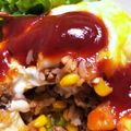 ぽっちゃりはちべい's cooksnap of when they made ひき肉と玉葱入り☆ミートオムレツ☆.