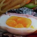 あゆたっくん's cooksnap of when they made お弁当　レンジでおかず　ベーコン卵.