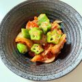 azbjbn's cooksnap of when they made 茹でオクラのキムチ和え.