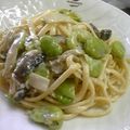 波波子's cooksnap of when they made 濃厚！キノコのシンプル☆クリームパスタ.