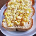 ponnko's cooksnap of when they made とろとろ♡マヨコーントースト.